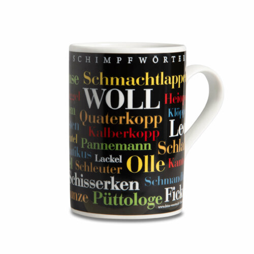 Kaffeebecher - Tasse Sauerländer Schimpfwörter - Henkel rechts