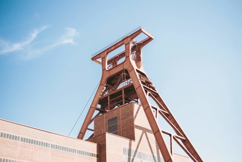 Förderturm, ein typisches Symbol des Ruhrgebiets - Ruhrpott-Lexikon.